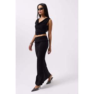 Falda Maxi con Detalle de Cintura Katlama - Sari - Sari - Product Image 6
