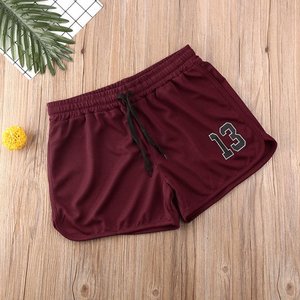 กางเกงขาสั้นผ้าใบสำหรับออกกำลังกายของผู้ชายกางเกงวิ่งออกกำลังกายลำลองกางเกงวิ่งผ้าคอตตอนสีพื้นระบายอากาศแห้งเร็วสำหรับ100% - Product Image 2