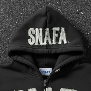 Fabricant de vêtements personnalisés, patch brodé, survêtement délavé, qualité supérieure, logo personnalisé, survêtements brodés délavés - Product Image 6