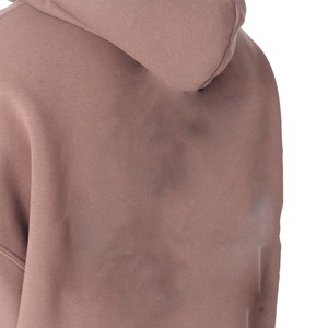 Sweat à capuche zippé surdimensionné personnalisé avec logo OEM, design vierge, impression numérique hiver, molleton épais 100% coton, écologique - Product Image 4