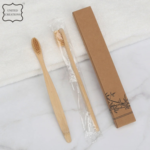Brosse à dents en bambou souple personnalisée en gros pour adultes Brosse en bois écologique en boîte noire et blanche pour la maison - Product Image 6