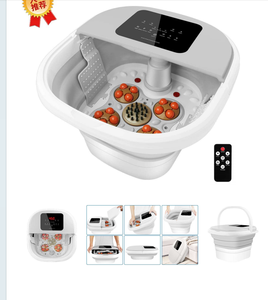 Cubo de baño de spa eléctrico plegable para pies Masajeador de pies conveniente <span class=keywords><strong>con</strong></span> características de relajación Premium - Product Image 4