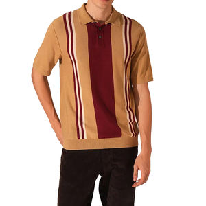 Polo de alta calidad Nuevo diseño de moda Polo de combinación de dos colores Polo con logotipo de sublimación personalizado Polo para hombres - Product Image 4