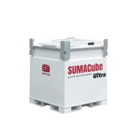 Réservoir de carburant mobile autoportant SUMAC avec pompe et buse pour excavatrice, tracteur et engins de construction