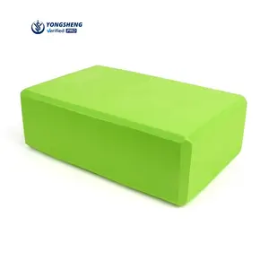 Wholesale Premium Quality Custom Logo Pilates Yoga Blocks Set Thick Cork Brick Eco-Friendly Anti-Slip Eva Foam Yoga Bricks