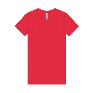 Bella Canvas-Camiseta ajustada de manga corta con cuello redondo para mujer - Product Image 3