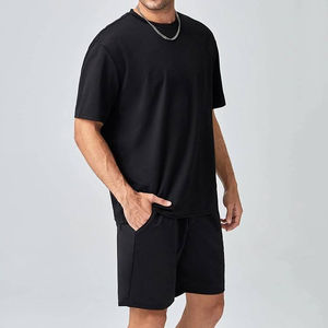 Vente en gros personnalisé 100% coton deux pièces Street Wear ensemble de shorts de sport séchage rapide respirant et confortable pour l'été - Product Image 6