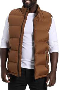 Vente directe d'usine Meilleure vente Gilet matelassé zippé décontracté pour homme Hiver Haute qualité Respirant Personnalisé 100% polyester - Product Image 2