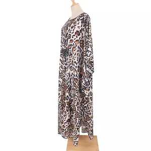 Caftán con Estampado de Leopardo Digital de Nuevo Estilo 2026 para Mujer, Talla Única, Hecho de Tela de Algodón Tejida para la Playa, Caftán Informal para Mujer - Product Image 2