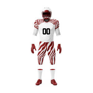 Conjunto de Camiseta y Pantalones Cortos de Fútbol Americano Personalizados Más Vendidos, Nombres y Números de Jugadores y Equipos Personalizados, Uniforme de Fútbol Americano - Product Image 5