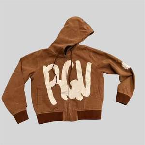 Sweat à capuche grande taille en coton vieilli avec logo personnalisé pull de haute qualité lavé à l'acide vintage sweat à capuche zippé pour hommes - Product Image 2