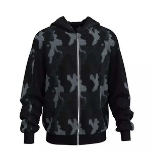 Custom 3D Puff <b>Hoodie</b> for Men <b>Oversized</b> <b>Long</b> Sleeves Cotton Sweatshirt with Sublimation Logo Breathable Hoodies Basics - Product Image 1