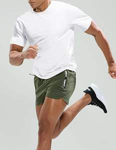 เสื้อยืดแขนสั้นผู้ชายสำหรับเล่นกีฬาวิ่งออกกำลังกายน้ำหนักเบาเสื้อยืดโพลีเอสเตอร์ UPF 50 + - Product Image 5