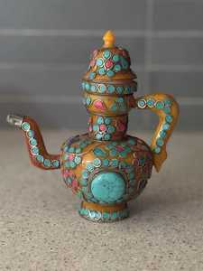 Resina epoxi ecológica pulida de gama alta Dallah mango decorativo de cafetera árabe para Ramadán estilo de hogar regalo de lujo - Product Image 2