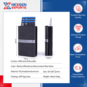 Offre incroyable sur un porte-cartes de crédit en cuir PU élégant de qualité standard, acheteurs authentiques, prix de marché impressionnant - Product Image 5