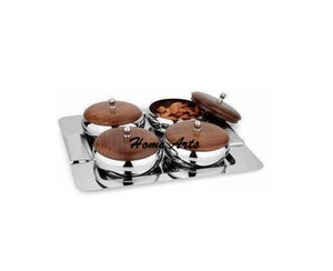 Serveur de desserts fait main en verre et acier inoxydable avec plateau taille personnalisée couleur or Dates serveur de noix en vrac - Product Image 6