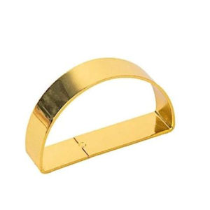 Servilleta con forma de hoja personalizada de alta calidad, soporte para anillo de tejido, servilleta de metal dorado rosa dorado plateado al por mayor con función de Stock - Product Image 3