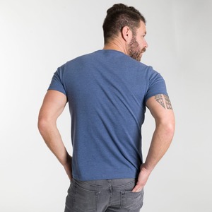 2025 gran oferta personalizada cuello redondo deporte Pima algodón diseños manga corta Vintage liso de talla grande camisetas para hombre - Product Image 3