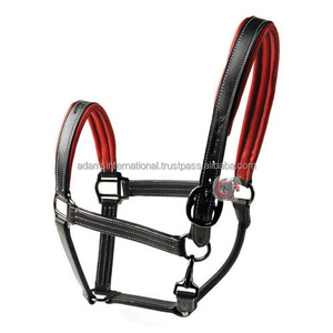 Licou de cheval en cuir de qualité supérieure avec rembourrage souple Équipement d'équitation direct du fabricant/grossiste - Product Image 5