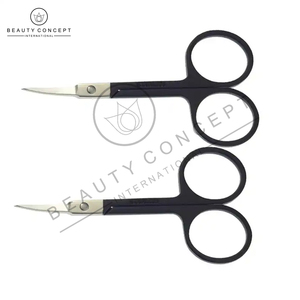 Poignée de couleur noire en acier inoxydable meilleurs ciseaux à cuticules par Beauty Concept Impression de logo personnalisé durable internationale - Product Image 2