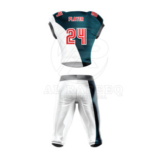 Dernier design d'uniforme de football américain personnalisable pour adultes, respirant, à manches courtes, de haute qualité, vente en gros - Product Image 2