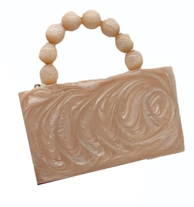 Plain Women Acrylic Marble <b>Clutch</b> Sling Handbags for Evening Formal Handbag Party <b>Bridesmaid</b> Gift Party - Product Image 3