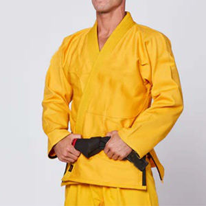 Uniformes de karaté 100% tissu extensible en coton garde le corps au frais et au sec pendant les entraînements doux au toucher coutures solides Jiu Jitsu Kimono Gi - Product Image 6