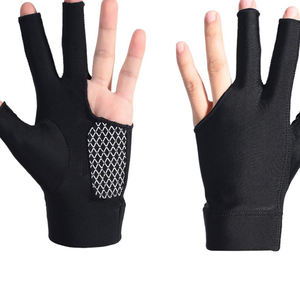 Gants de tir de billard à séchage rapide 2025 Offre Spéciale Logo personnalisé Gants de billard à trois doigts Fournisseur d'accessoires de billard - Product Image 2