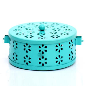 Plateau de bobine de moustique le plus vendu Boîte de bobine de moustique en fer ignifuge Porte-bobine de moustique Tueur de parasites de jardin à la maison. - Product Image 1