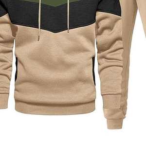 Survêtement d'hiver 100% coton pour hommes du meilleur fournisseur, couleur unie, à capuche, léger, respirant, séchage rapide, Offre Spéciale - Product Image 5