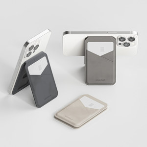 Mini Portafoglio MagSafe in Pelle Vegana con Tasca per Carte - Product Image 1