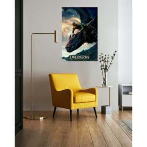 วิธีการฝึกมังกรของคุณให้เชื่อง ภาพยนตร์แอนิเมชั่น ภาพติดผนังสไตล์โมเดิร์น - Product Image 4