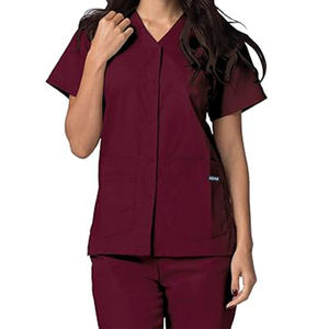 Venta al por mayor de uniformes médicos de algodón y poliéster para enfermería Hospital - Top para hombres y mujeres - Product Image 5
