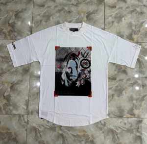 เสื้อยืดโอเวอร์ไซส์สตรีทแวร์ผู้ชาย แขนสั้น คอกลม ผ้าฝ้าย 100% ระบายอากาศได้ดี เป็นมิตรกับสิ่งแวดล้อม แห้งเร็ว น้ำหนัก 200 กรัม ทรงพอดีตัว - Product Image 2