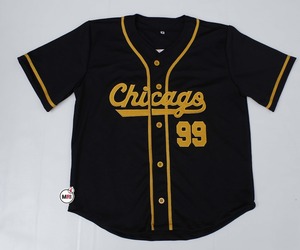 Fabricante al por mayor bordado juvenil cosido cuello en V Ángeles frente trasero bordado hombres liso béisbol Jersey uniforme camisas - Product Image 6