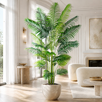 Künstliche Areca-Palme mit Vollgrünen Fransen Tropische Bodenpflanze für Wohnzimmerecke Innendekoration Großhandel