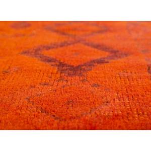 Tapis en laine noué à la main de grande taille, style vintage, motif géométrique rouge et orange, pour la maison, le salon, le couloir ou la chambre - Pae-150 - Product Image 3