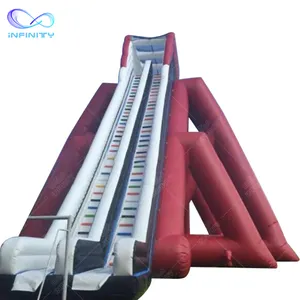 Summer Outdoor Amusement Park Water Entertainment 60mL Giant Commercial Inflatable Water Slide For Adult