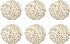 Lujoso decorativo modesto orbes esfera diseño hogar ratán bola decorativa artesanía bola adornos decoración del hogar para jardín - Product Image 6
