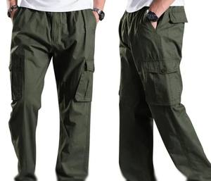 Pantalones Cargo Ropa DE TRABAJO Cargo Sartenes con bolsillo lateral Pantalones completos Pantalones casuales para hombres Pantalones al aire libre Pantalones Cargo - Product Image 4