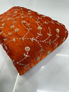 Luxurious Silk Fabric by the <b>Meter</b> for Ethnic Wear Making Sarees Suits and Lehengas for Parties and Functions - Product Image 4