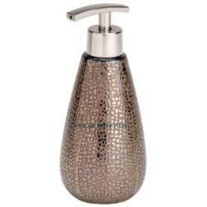 Dispensador de jabón líquido con bomba chapada en oro de diseñador de Color blanco, diseño ventajoso, dispensador de jabón de manos decorativo de gran tamaño - Product Image 2