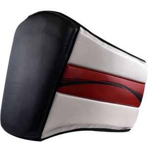 2025 Color de contraste personalizado Buen proveedor en diferentes formas Haga su propio logotipo Protector de vientre de boxeo hecho a mano - Product Image 2