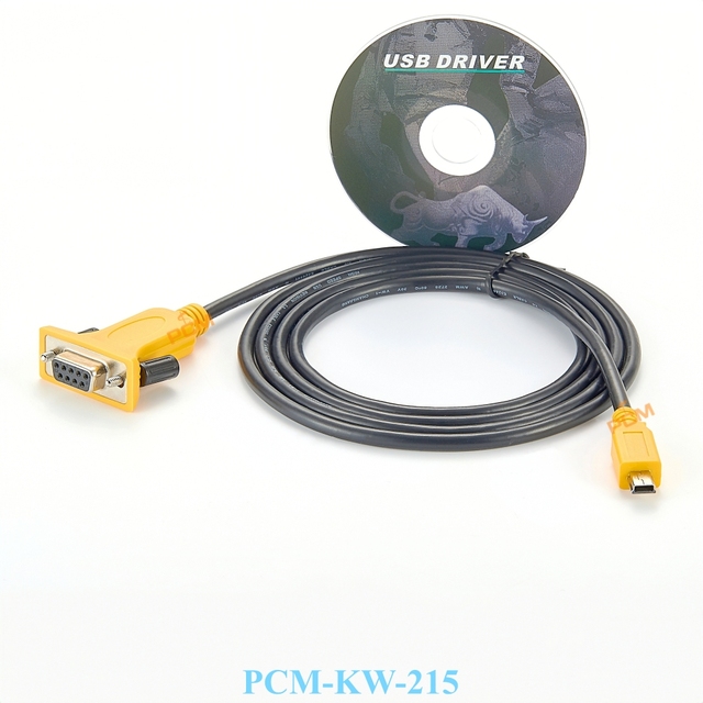 DB9 9 Pin Female to Mini USB 2.0 Male Adapter, D-Sub to Mini USB Type B Converter, RS232 to 5 Pin 2.0 Mini USB Extension Cable
