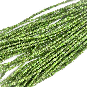 Cuentas de Granate Tsavorita Verde Natural Facetadas en Forma de Rondelle de 2.5-3.5mm, Hilos Sueltos para Fabricación de Joyas, Suministros al por Mayor - Product Image 1