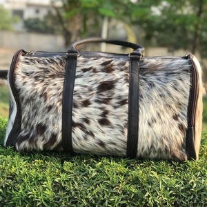 Top Qualité Vintage En Cuir Hommes Lourd Voyage Sac De Sport Professionnel En Gros Conception Personnalisée Sport En Cuir Sacs De Sport - Product Image 4