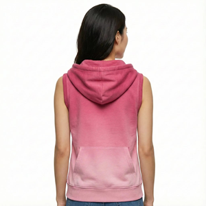 Camiseta sin Mangas con Capucha, Estampada y Elegante, Ligera, Informal, para Hacer Ejercicio y Moda Urbana - Product Image 2