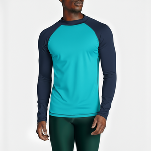 Protector de erupción con paneles sublimados y ajuste de compresión diseñado para entrenamiento de agarre MMA BJJ y rendimiento de artes marciales - Product Image 4