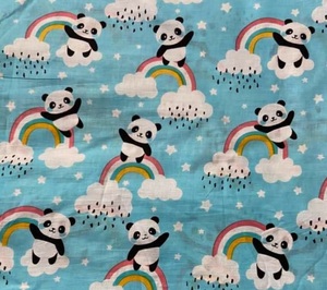 ชุดเดรสพิมพ์ลายแพนด้าผ้าคอตตอนย้อมสีธรรมชาติ,ชุดกระโปรงแม็กซี่สำหรับเด็กสำหรับฤดูร้อนเสื้อผ้าเด็กสำหรับใส่กลางคืน - Product Image 5