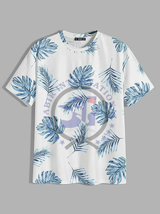 Camiseta de nuevo diseño para hombre, Camiseta corta de media manga de Color con tres tonos, camiseta informal transpirable de secado rápido, ropa de calle, camiseta - Product Image 4